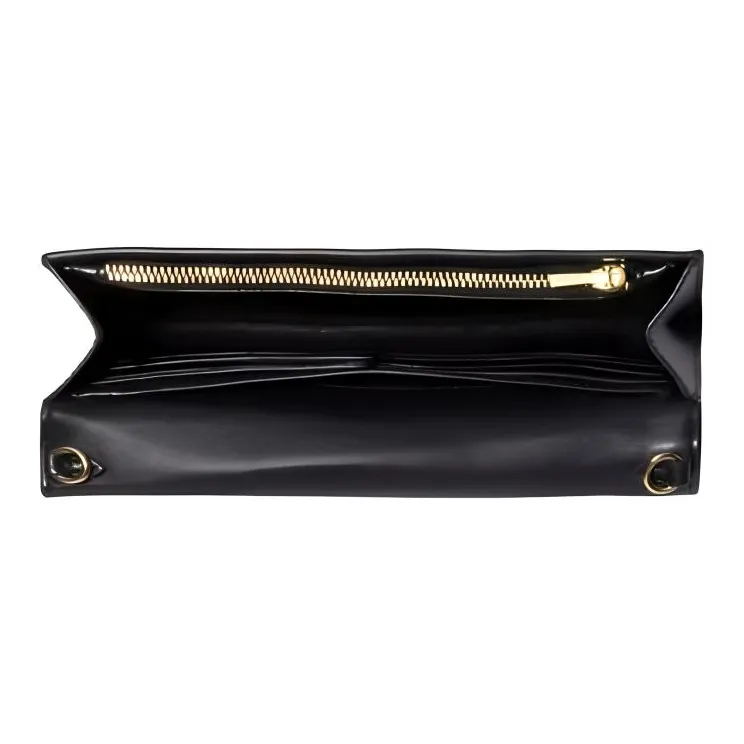 COACH Gemma Cow Leather Small Square Bag Handbag Shoulder Bag Crossbody Bag Small Size Women's Black-4