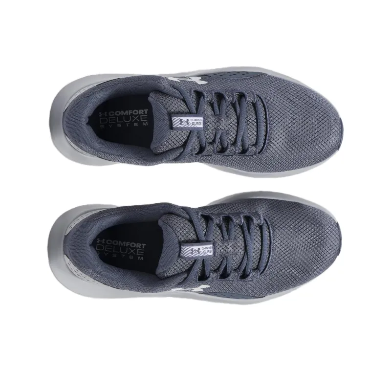 Under Armour Surge 4 Slip Resistant Breathable Low Top Casual Running Shoes Men's Gray-2