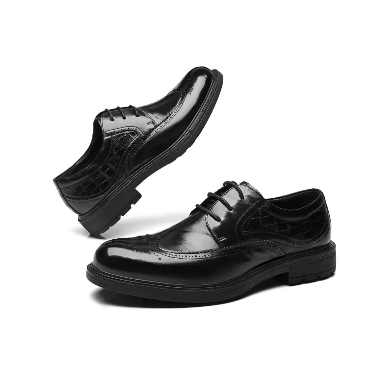 15 MINS Dress Shoes Men's Black-6