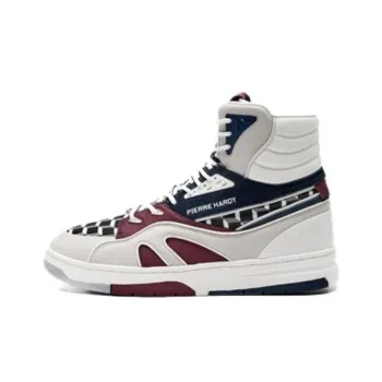 Pierre Hardy x LI NING 1990 High Top Skateboard Shoes Men's Red Blue