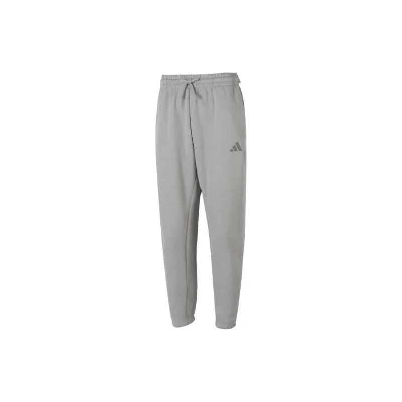 Adidas Knitted Sports Pants Men's Gray-0
