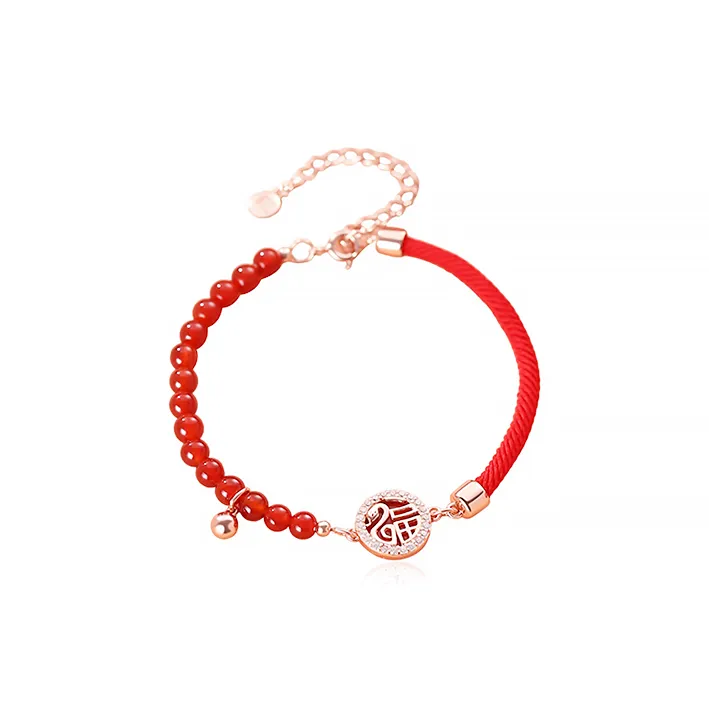 Chongqing Gold Store Agate Bracelets Unisex-0