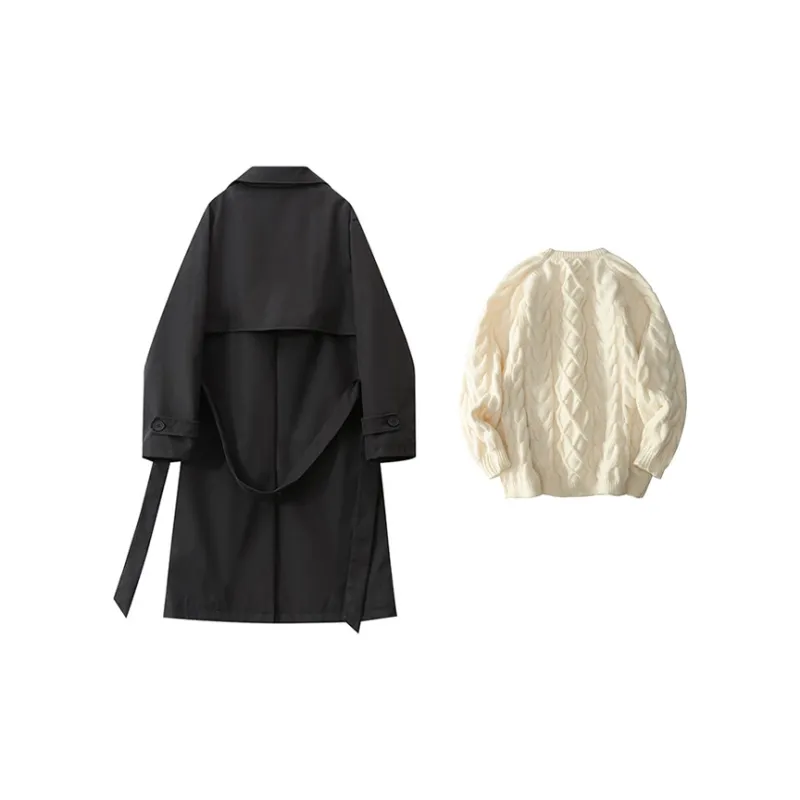 FAX FOR FMACM x For People Trench Coat Unisex-9