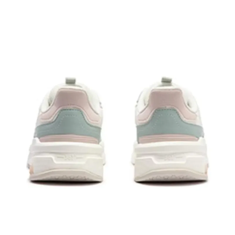 361° Abrasion Resistant Low Top Casual Shoes Women's Beige Green-2