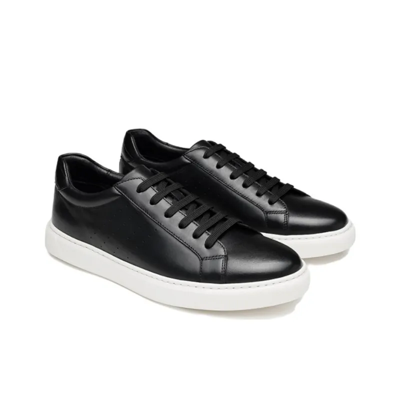 SAINT ANGELO Low Top Skateboard Shoes Men's Black-3