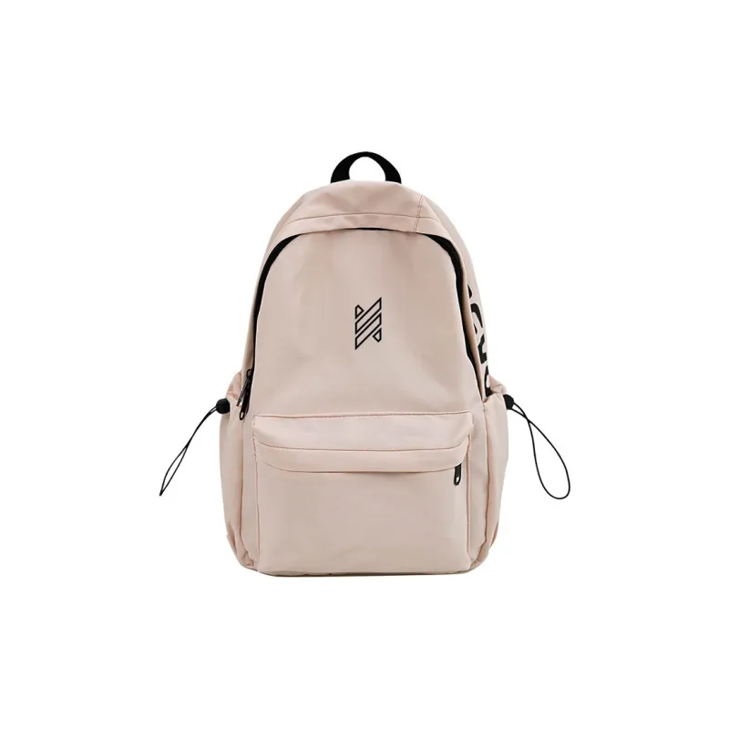 NOMK Nylon Backpack Unisex White/Pink/Black/Red/Green/Orange-5
