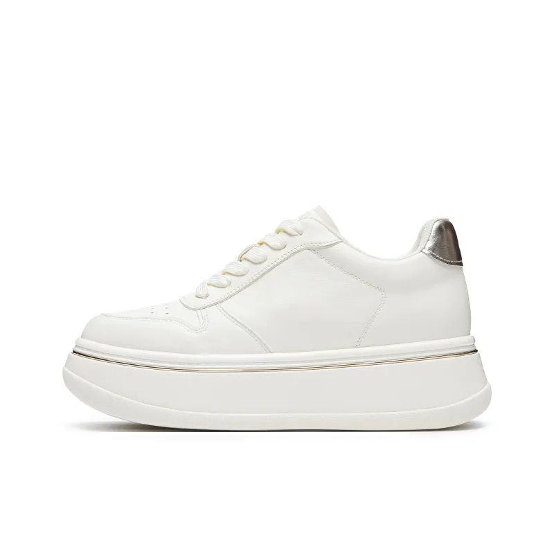 Staccato Coconut Milk Pudding Low Top Skateboard Shoes Women's White-0