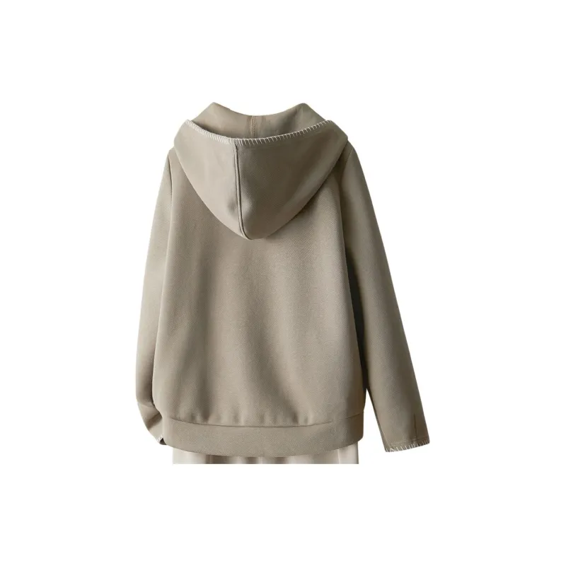 IHIMI Sweatshirt Women's Vintage Turquoise Green-2