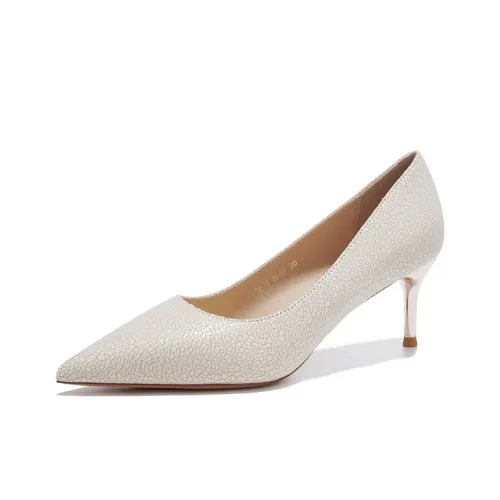 QITUMAUL Slim Heel High Heels 9.5cm Women's