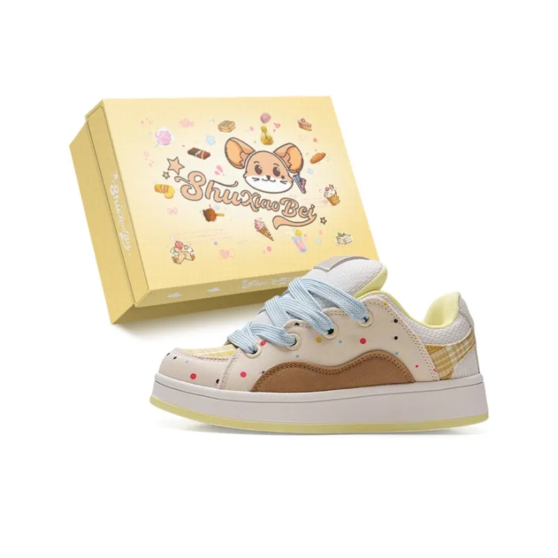 SHUXIAOBEI Anti-Slip Wear-Resistant Low-Top Skateboard Shoes Women's Sweetheart Pink-23