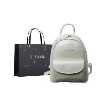 Smart PU Backpack Women's Black/Ecru/Silver/Pink