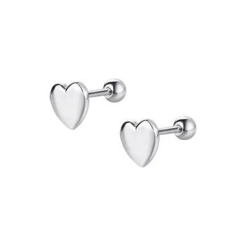 QIDUYINSHI S295 Silver Stud Earrings Unisex