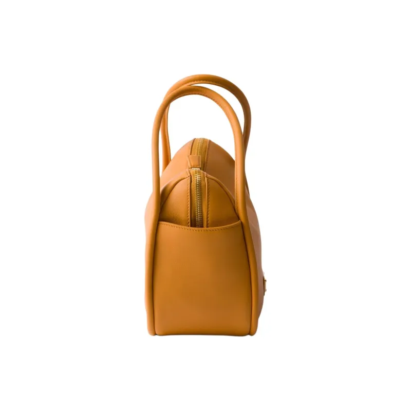 PRADA Calfskin Handbag Women's Amber-2
