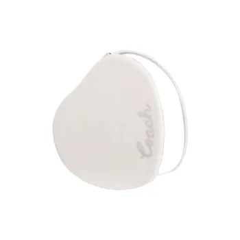 COACH Heart Artificial Leather Heart-Shaped Bag Accessory Women's White