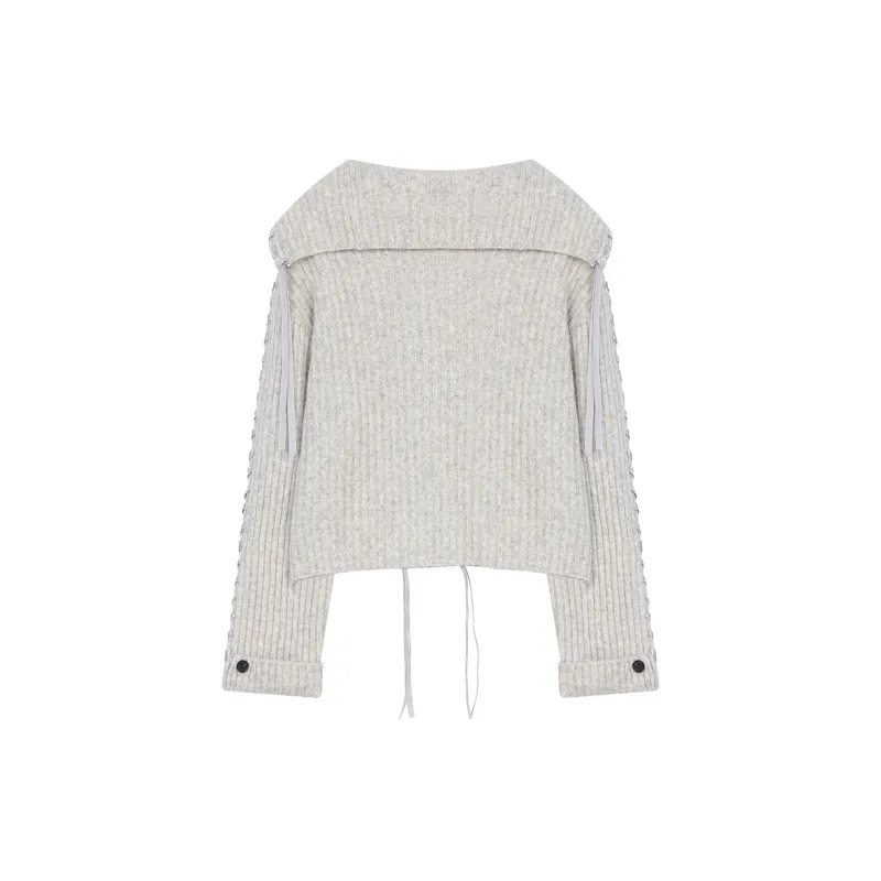 ELF SACK Sweater Women's Bear Gray-1