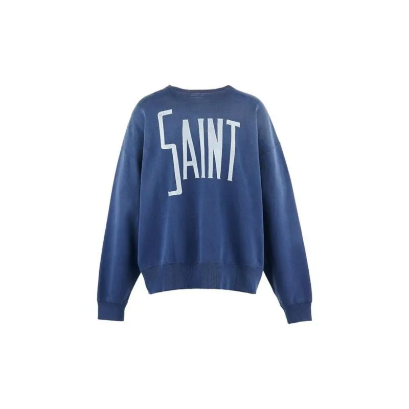 SAINT Mxxxxx Sweatshirt Unisex Marine Blue-1