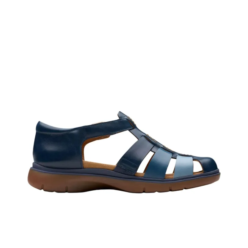 Clarks Certina Sun Roman Sandals 3cm Women's Blue-1