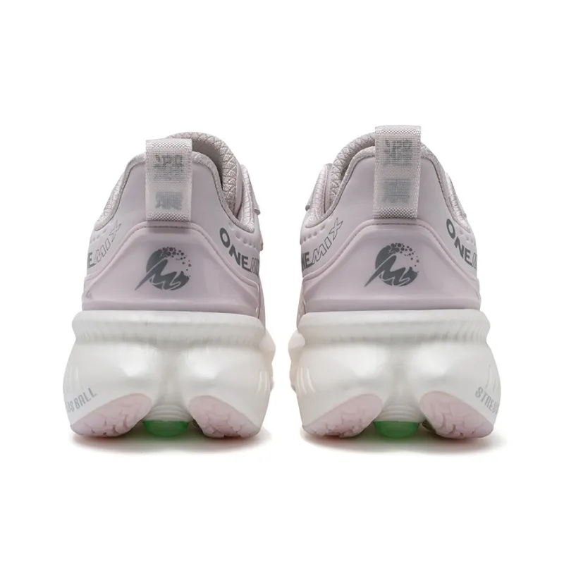 ONEMIX Cushioning Anti Slip And Wear Resistant Low Top Running Shoes Unisex Pink-3