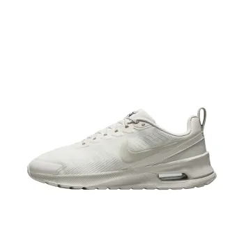 Nike Air Max Nuaxis Anti Slip Wear Resistant Low Top Running Shoes Men's White