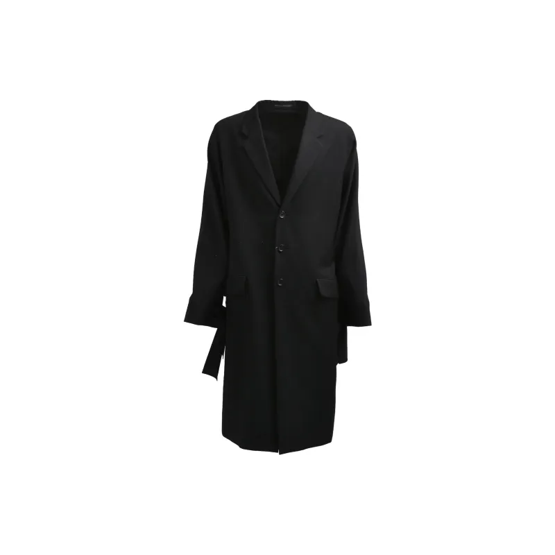 Yohji Yamamoto Coat Men's Black-0