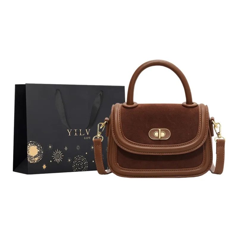 Yi Brigade PU Shoulder Bag Crossbody Bag Handbag Regular Women's Black/Coffee/Brown-10