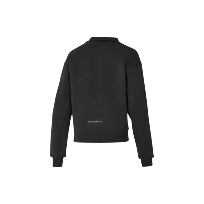 Skechers Comfort Sports Series Sweatshirt Women's Carbon Black-1