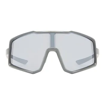 Le Specs Not Included BPA Plastic Material Irregular Shape Sunglasses Unisex Gray