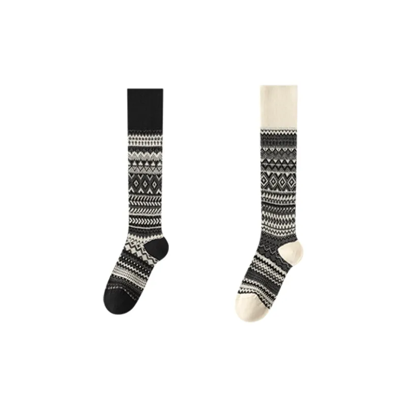 Lan Miao Knee High Socks Women's Combo Set-7