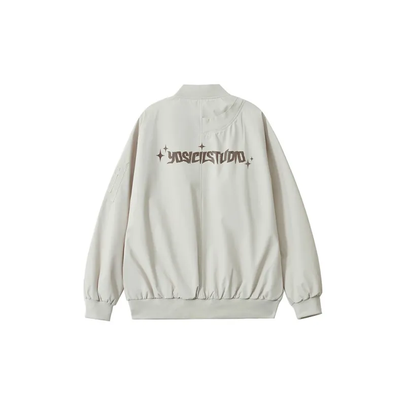 YOSICIL Jackets Coats Unisex Beige-7