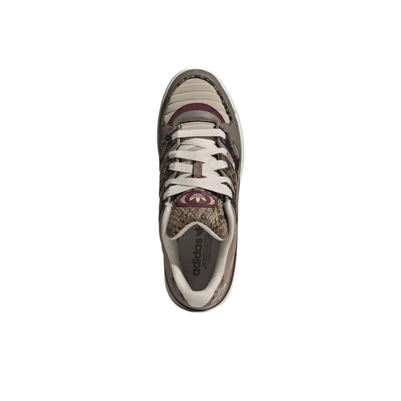 Adidas Originals FORUM 2000 Anti-Slip Wear-Resistant Low-Top Skateboard Shoes Unisex Brown-4