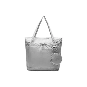 Anta Fabric Tote Bag, Shopping Bag, Shoulder Bag Unisex Night Mist Gray