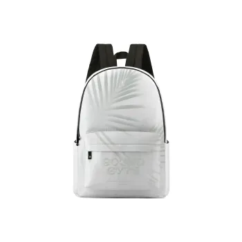 Soundbyte Polyester Students Backpack Regular Unisex White