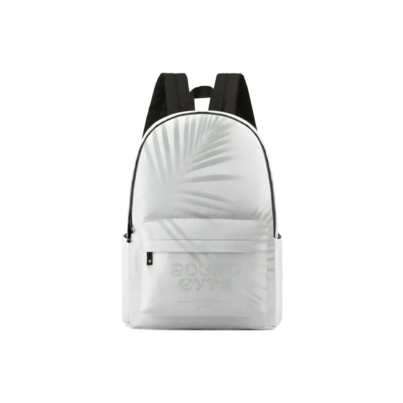 Soundbyte Polyester Students Backpack Regular Unisex White-0