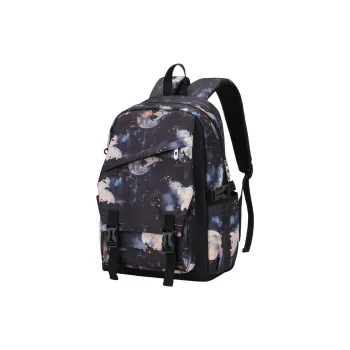 L&M Oxford Backpack Laptop Backpack Regular Unisex Starry Blue