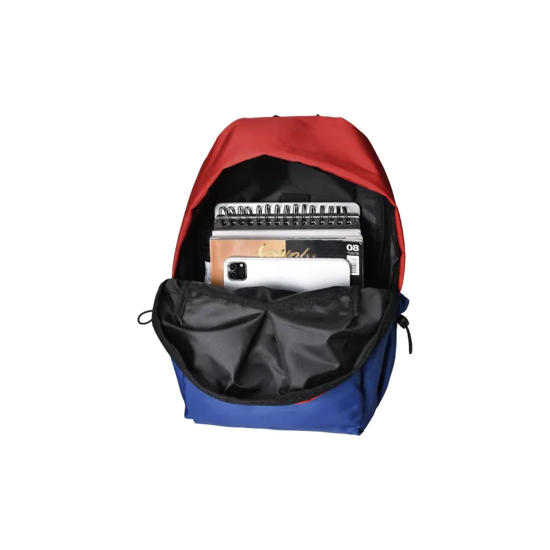 SRRW Blue Show Collaboration Polyester Students Backpack Unisex Red & Blue-3
