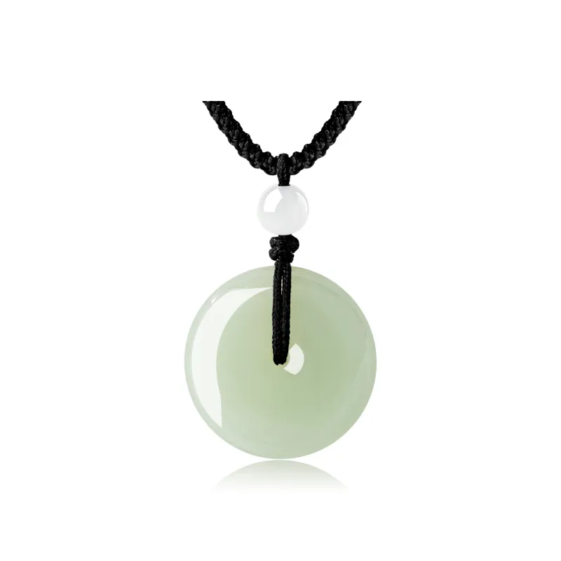 OWNCOOL Pendants Pale Greenish White Jade Unisex-6