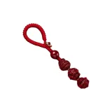 Cinnabar Chinese Zodiac Rooster Keychain Charm