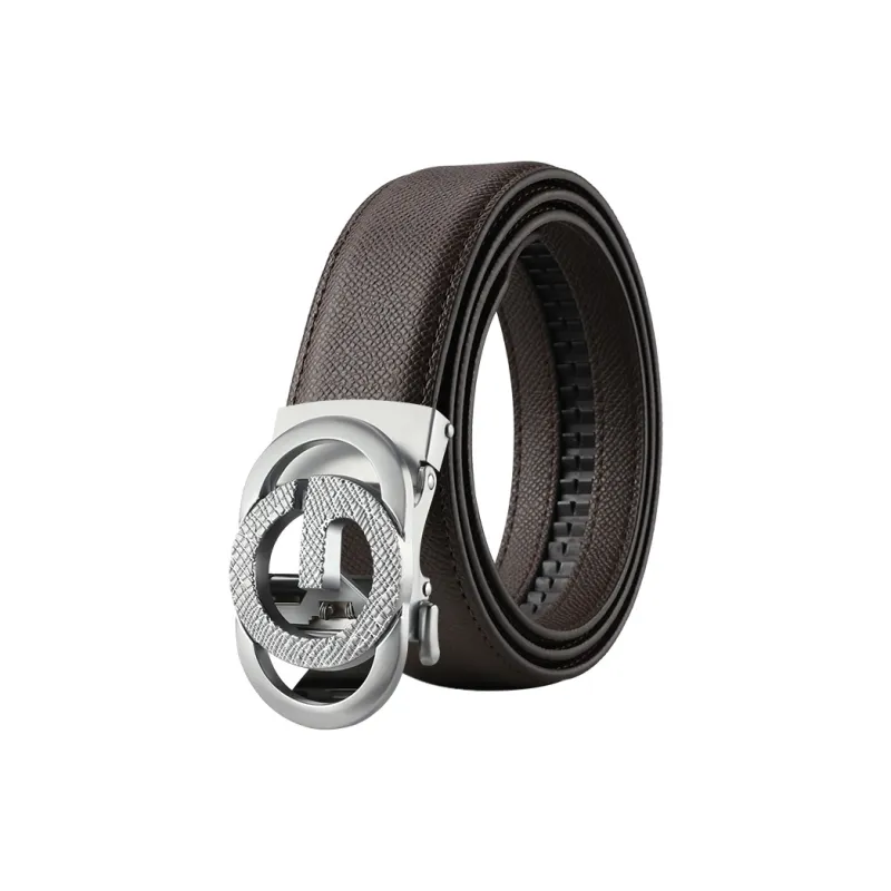 15 MINS Cow Split Leather Belts Men's Width 3.5cm-4