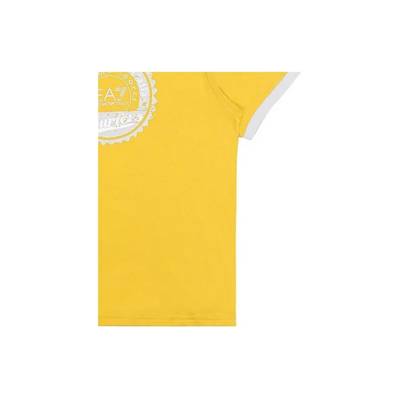 EMPORIO ARMANI T Shirts Women's Yellow-4