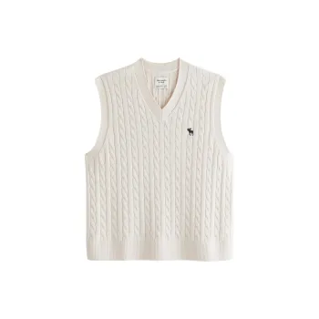 Abercrombie＆Fitch Vest Men's Ecru