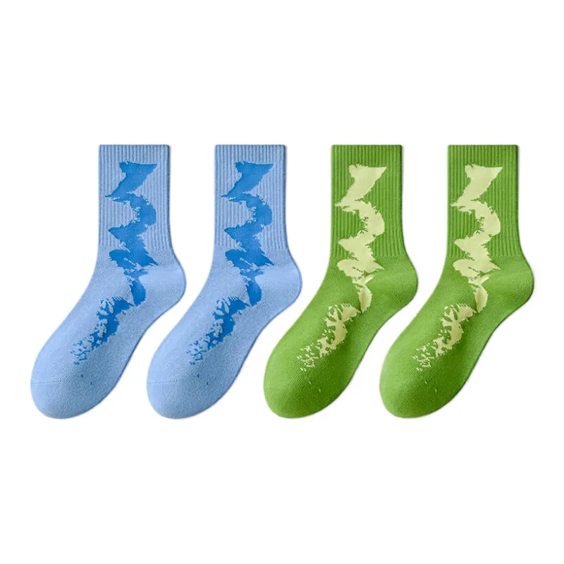 Cotton Gene Mid Calf Socks Men's 4 Pack-6