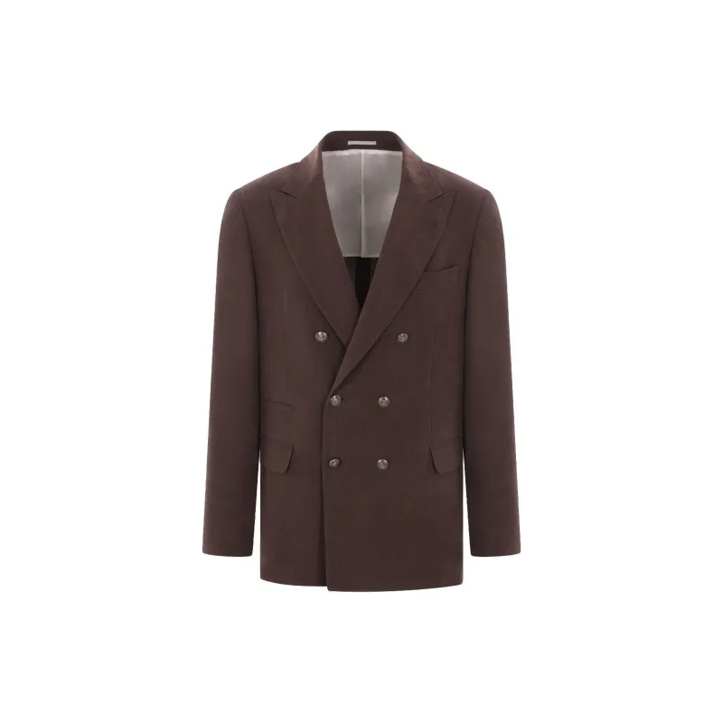 Brunello Cucinelli Double Breasted Two Piece Tailored Suit-2