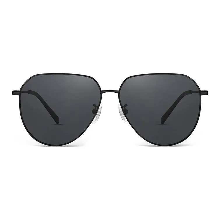 LOHO Alloy Aviator UV Protection Anti-Glare Sunglasses Men's-3