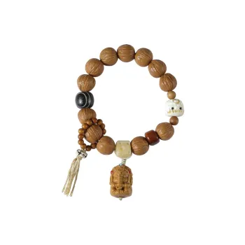 Ryukyu Peach Pits Bracelets Unisex