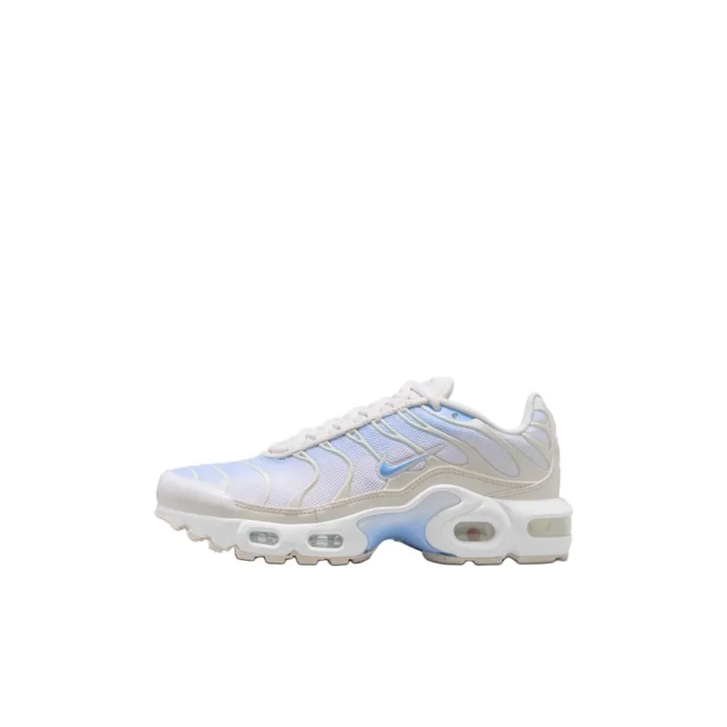 Nike Air Max Plus Slip Resistant Kids' Running Shoes Soul Blue/White/Phantom Gray White Kids'-0