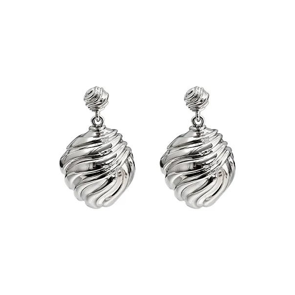 BAILAN BN 925 Sterling Silver Earrings Unisex-3