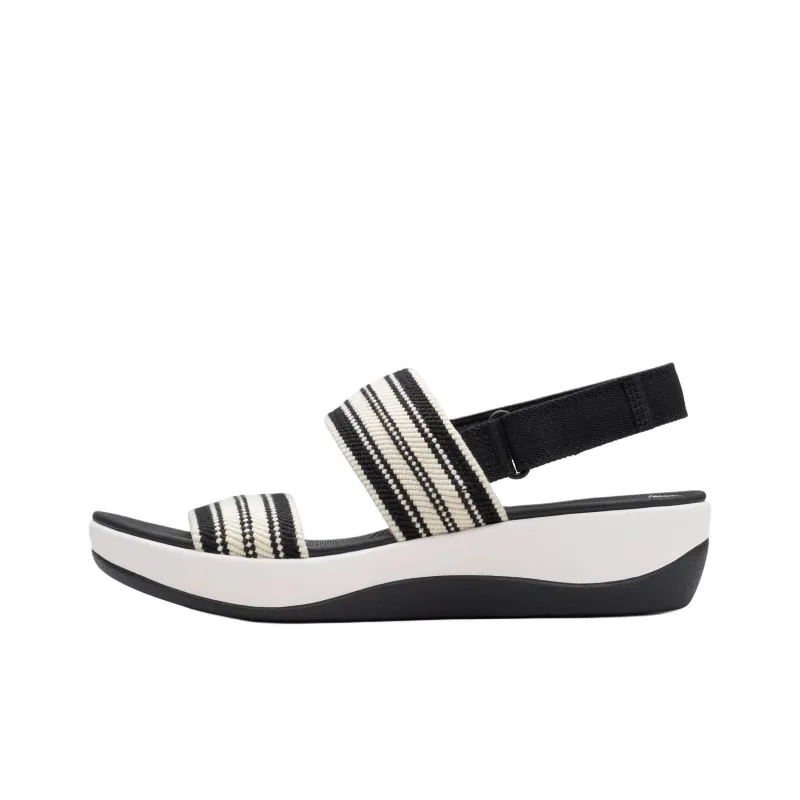 Clarks Arla Stroll Strap Sandals 4cm Women's Black-0