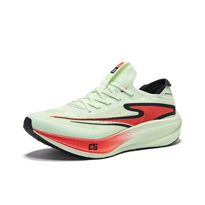 Erke Dust 3.0 Cushioning Rebound Low-Top Running Shoes Men's European Teal Jet Black-2
