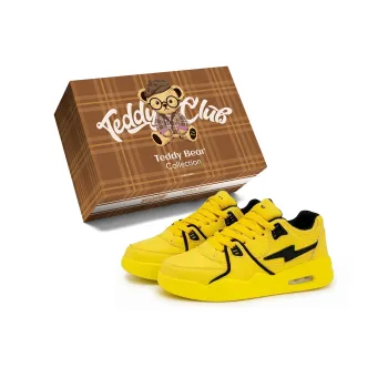 Teddy Bear Collection Anti Slip Wear Resistant Low Top Skateboard Shoes Unisex