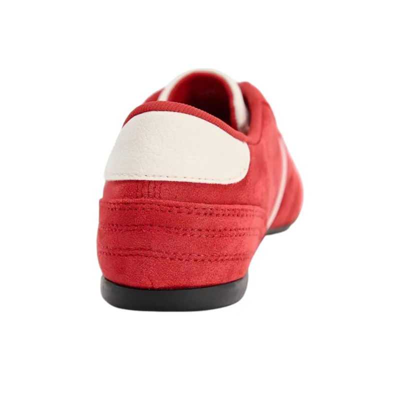 ZARA Low Top Casual Shoes Women's Red-5